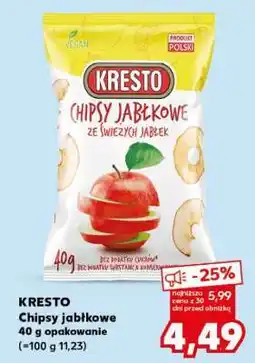 Kaufland KRESTO Chipsy jabłkowe oferta