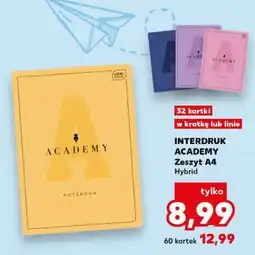 Kaufland INTERDRUK ACADEMY Zeszyt A4 Hybrid oferta