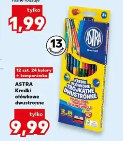 Kaufland ASTRA Kredki ołówkowe dwustronne oferta