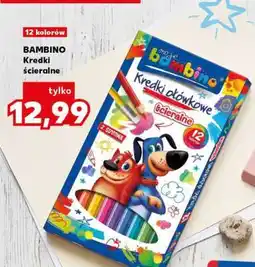 Kaufland BAMBINO Kredki ścieralne oferta