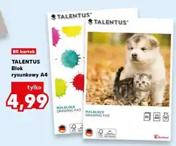 Kaufland TALENTUS Blok rysunkowy A4 oferta