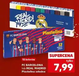 Kaufland FC BARCELONA lub REAL MADRID Plastelina szkolna oferta