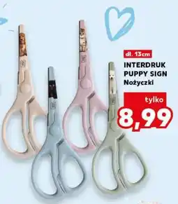 Kaufland INTERDRUK PUPPY SIGN Nożyczki oferta