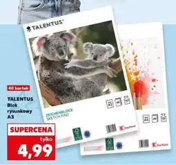 Kaufland TALENTUS Blok rysunkowy A3 oferta