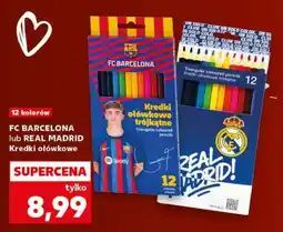 Kaufland FC BARCELONA lub REAL MADRID Kredki ołówkowe oferta