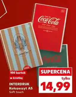 Kaufland INTERDRUK Kołozeszyt A5 Soft touch oferta