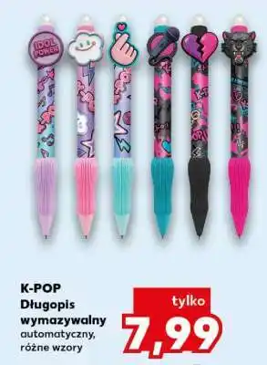 Kaufland K-POP długopis wymazywalny oferta