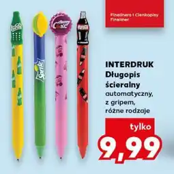 Kaufland INTERDRUK Długopis ścieralny oferta