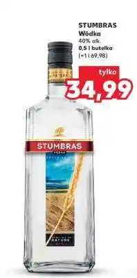 Kaufland STUMBRAS wódka oferta