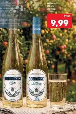 Kaufland DOBROŃSKI Cydr, 0% alk oferta