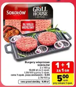 Carrefour Burgery wieprzowe oferta