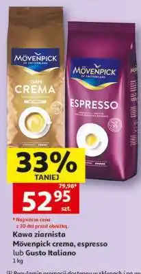 Auchan Kawa ziarnista Mövenpick oferta