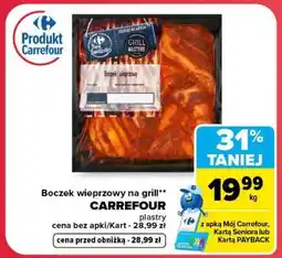 Carrefour Boczek wieprzowy na grill oferta
