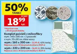 Auchan Komplet pościeli z mikrofibry oferta
