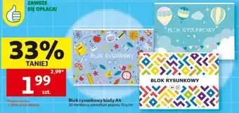 Auchan Blok rysunkowy biały A4 oferta