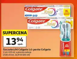 Auchan Szczoteczki Colgate lub pasta Colgate oferta