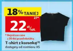 Auchan T-shirt z koronką oferta