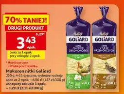 Auchan Makaron nitki Goliard oferta