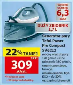 Auchan Generator pary Tefal Power Pro Compact SV6212 oferta