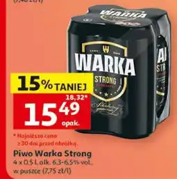 Auchan Piwo WARKA STRONG oferta