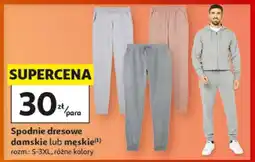 Auchan Spodnie dresowe damskie lub męskie oferta