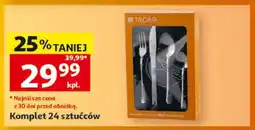 Auchan Komplet 24 sztućców oferta