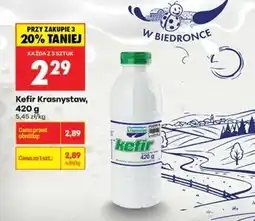 Biedronka Kefir Krasnystaw, 420 g oferta