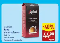 ALDI SEGAFREDO Kawa ziarnista Crema oferta