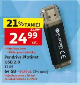 Auchan Pendrive Platinet USB 2.0 oferta