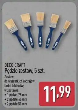 ALDI DECO CRAFT Pędzle zestaw, 5 szt oferta