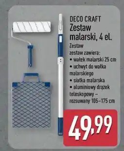 ALDI DECO CRAFT Zestaw malarski, 4 el oferta