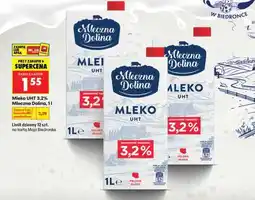 Biedronka Mleko UHT 3,2% Mleczna Dolina, 1 l oferta