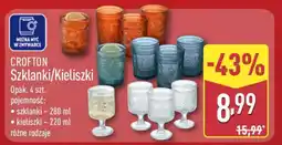 ALDI CROFTON Szklanki/Kieliszki oferta
