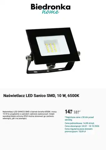 Naświetlacz led sanico smd