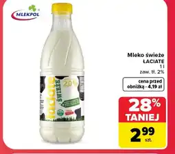 Carrefour Market Mleko Mlekpol oferta