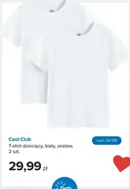Smyk T-shirt dziecięcy Cool Club biały 2-pak oferta
