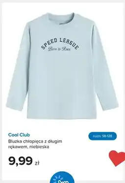 Smyk Bluzka chłopięca z długim rękawem Cool Club niebieska oferta