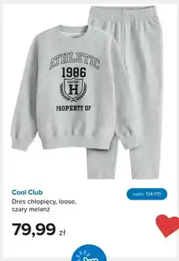 Smyk Dres chłopięcy loose szary melanż Cool Club oferta