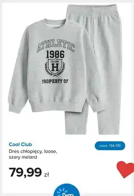 Dres chłopięcy loose szary melanż Cool Club