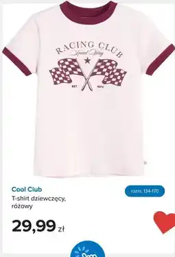 Smyk T-shirt dziewczęcy Cool Club różowy oferta