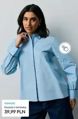 Sinsay Koszula damska z lamówką oferta
