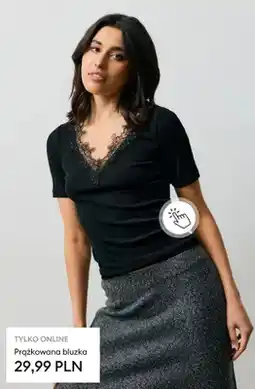 Sinsay Prążkowana bluzka oferta