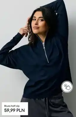 Sinsay Bluza damska half-zip oferta