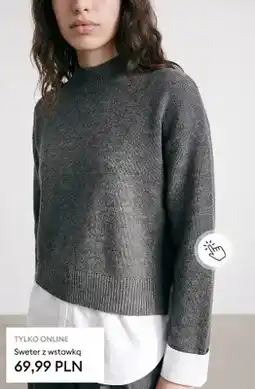 Sinsay Sweter z wstawką oferta