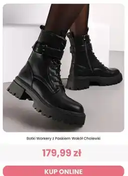 Renee Botki workery z paskiem wokół cholewki Reneé oferta