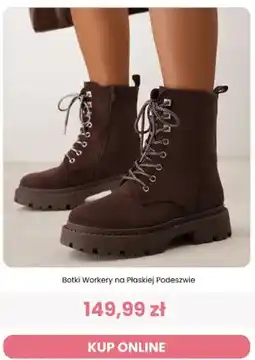 Renee Botki Workery na Płaskiej Podeszwie Renee oferta