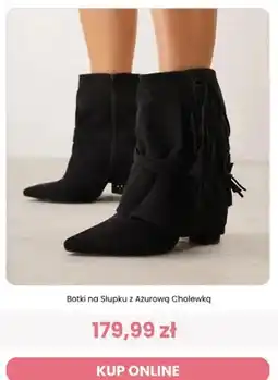 Renee Botki na słupku z ażurową cholewką Renee oferta