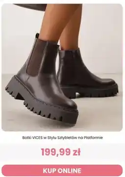 Renee Botki VICES w Stylu Sztybletów na Platformie oferta
