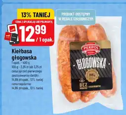 Polomarket Kiełbasa głogowska Pekpol oferta