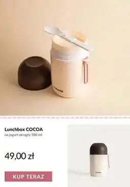 Homla Lunchbox na jogurt okrągły Homla Cocoa oferta